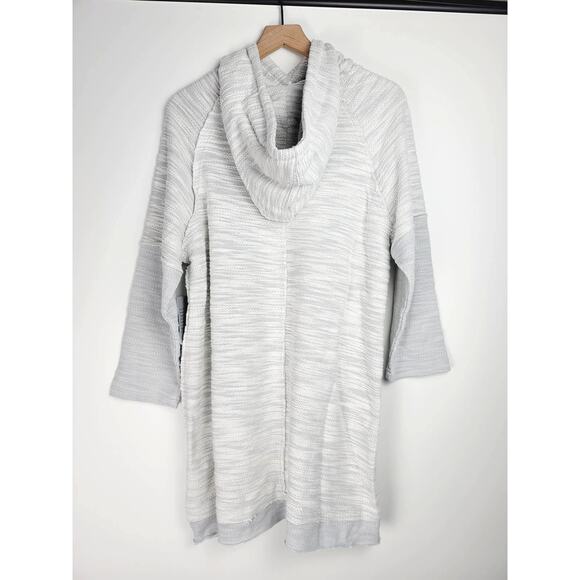 NEW STITCHDROP PATCH POCKET SLUB HOODIE DRESS - SMALL - Picture 3 of 7